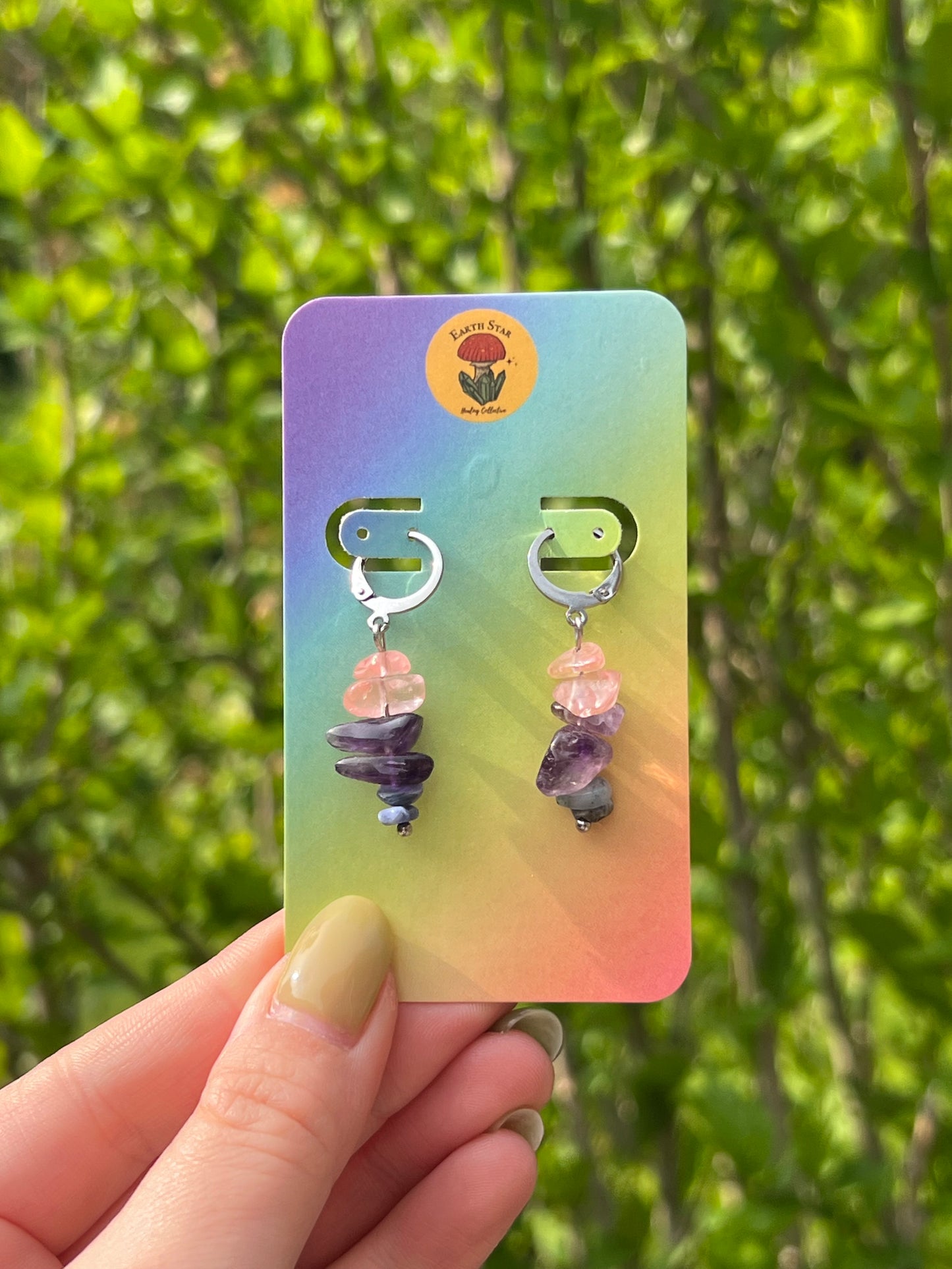 Bisexual Pride Flag Earrings