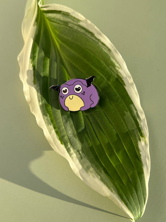 Non-Binary Bat Frog Pin