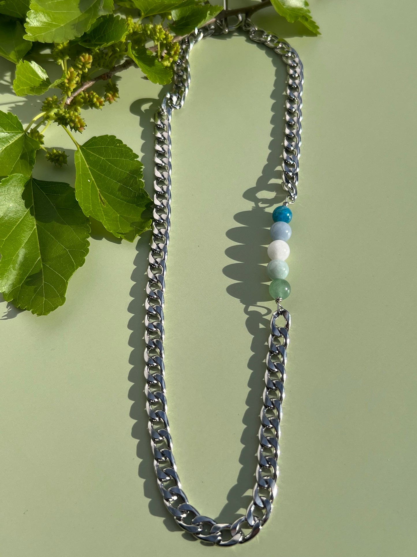 Gay/ Achillean Inspired Flag Thick Chain Necklace