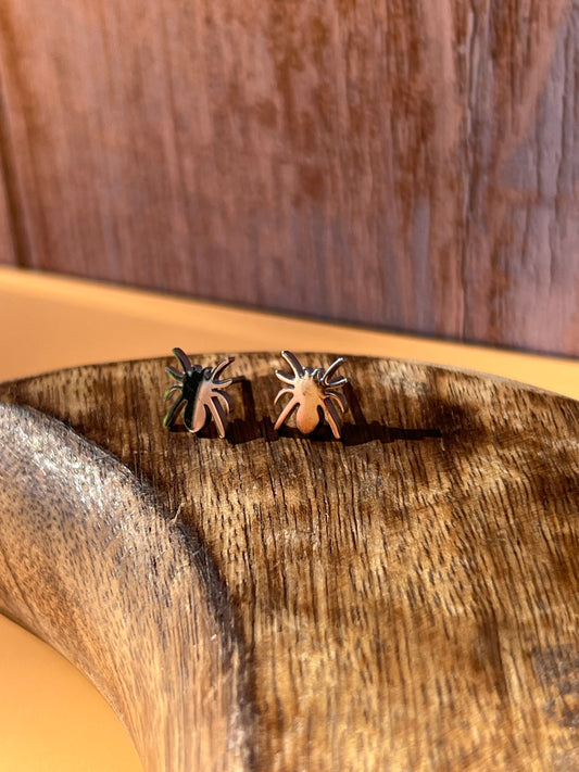 Spider Silver Stainless Studs 🕷️