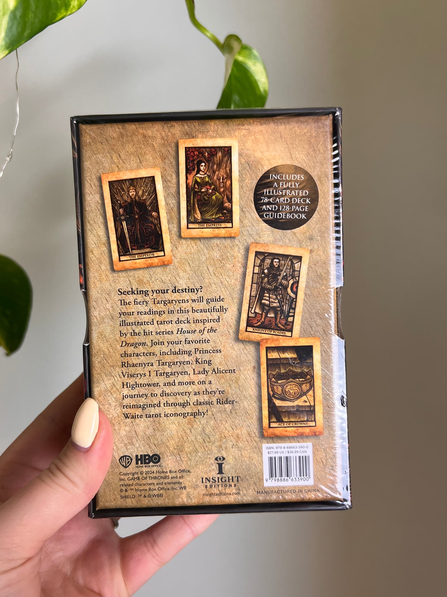 Game of Thrones: House of The Dragon Tarot Deck