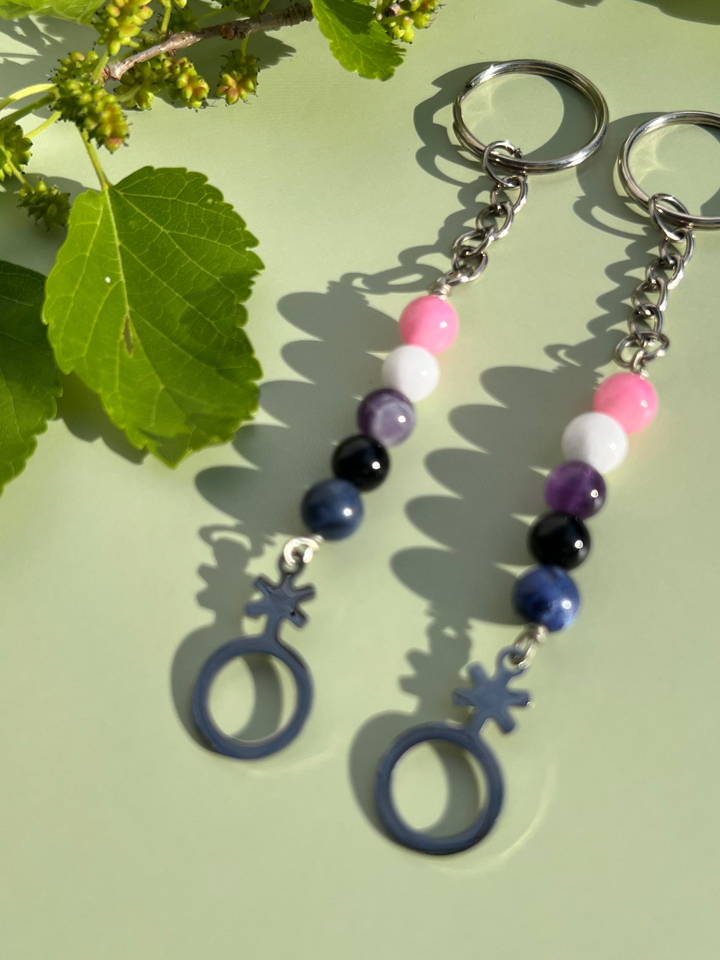 Genderfluid Keychain