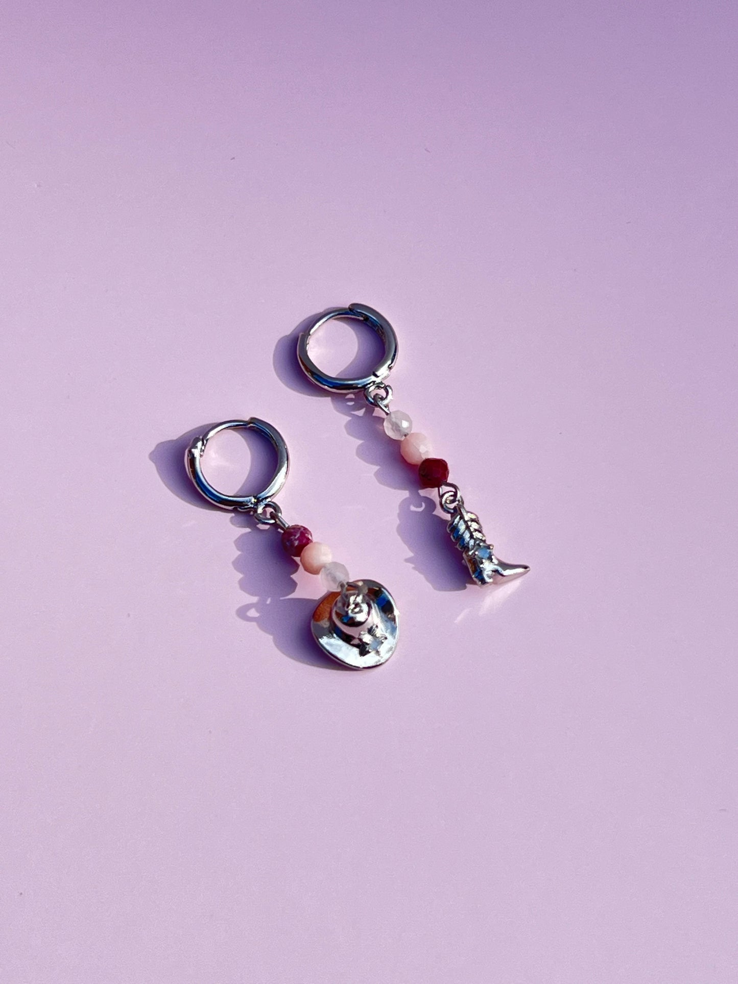 Pink Pony Club - Chappell Roan - Silver Earrings