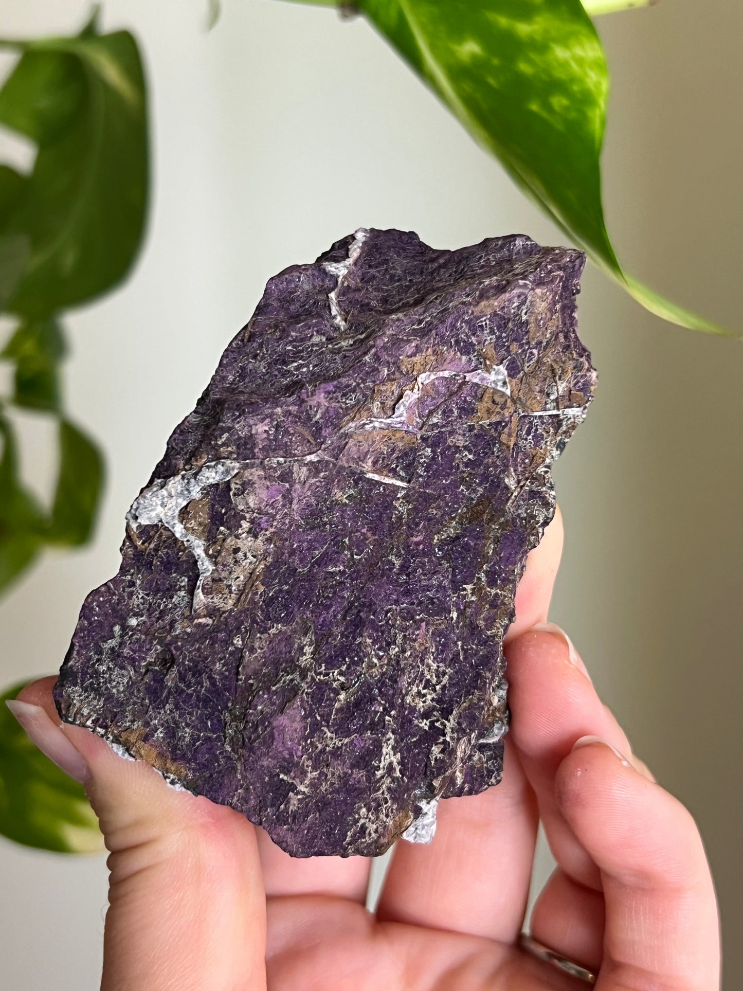 Flashy Metallic Purpurite Raw