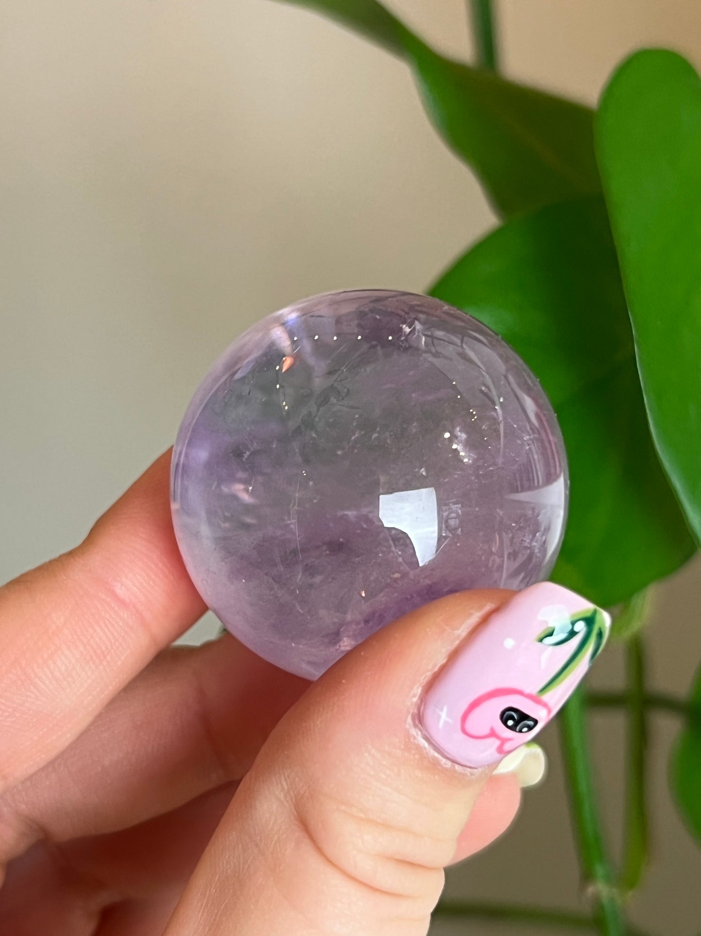 Lavender Amethyst Small Sphere