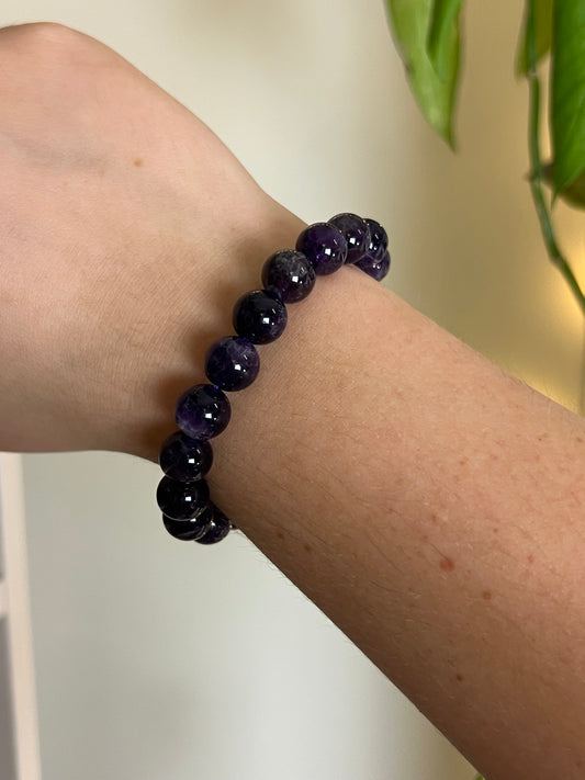 Amethyst Bracelet 10mm