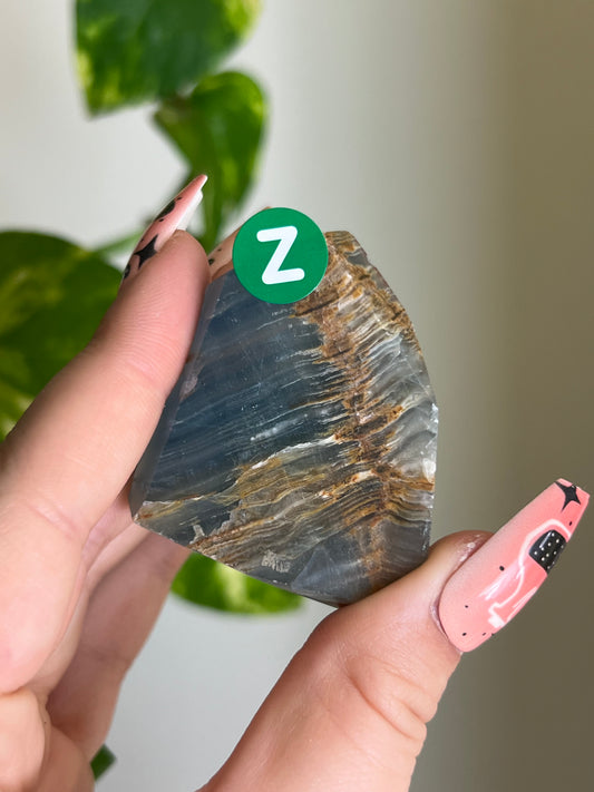 Blue Lemurian Aquatine Calcite Gusher - Z 🌊