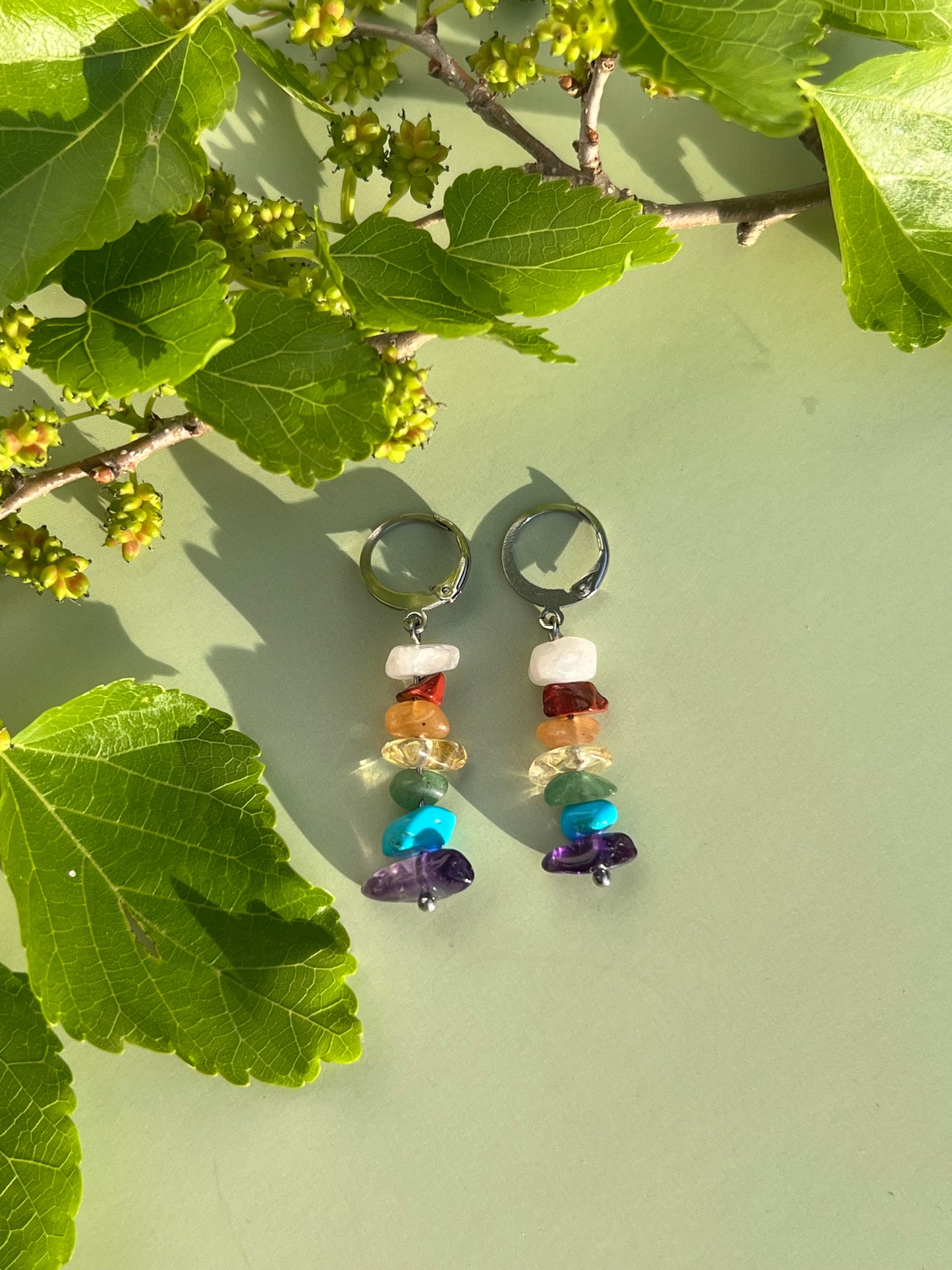 Rainbow/Queer Pride Huggie Flag Earrings