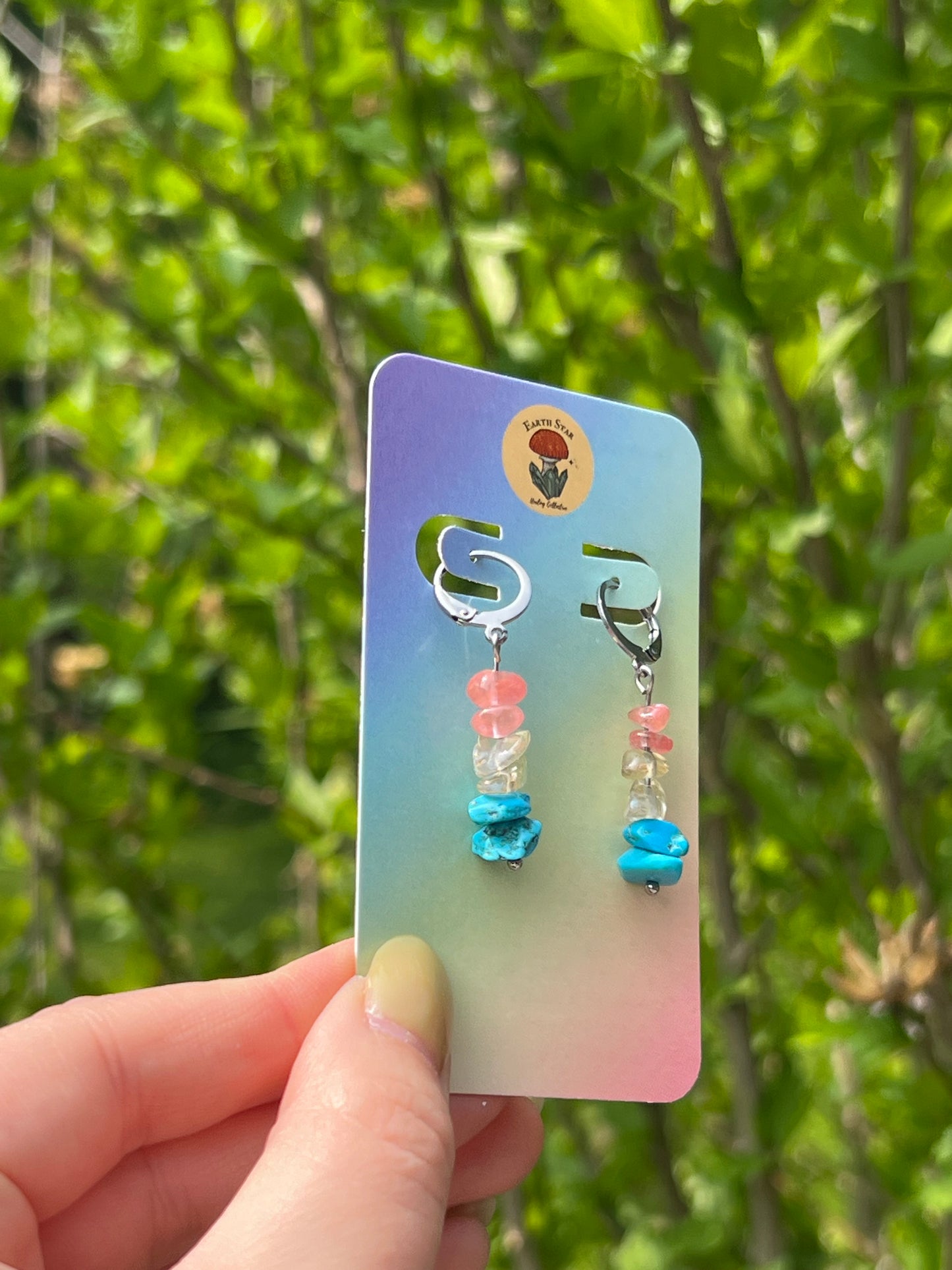 Pansexual Pride Flag Earrings