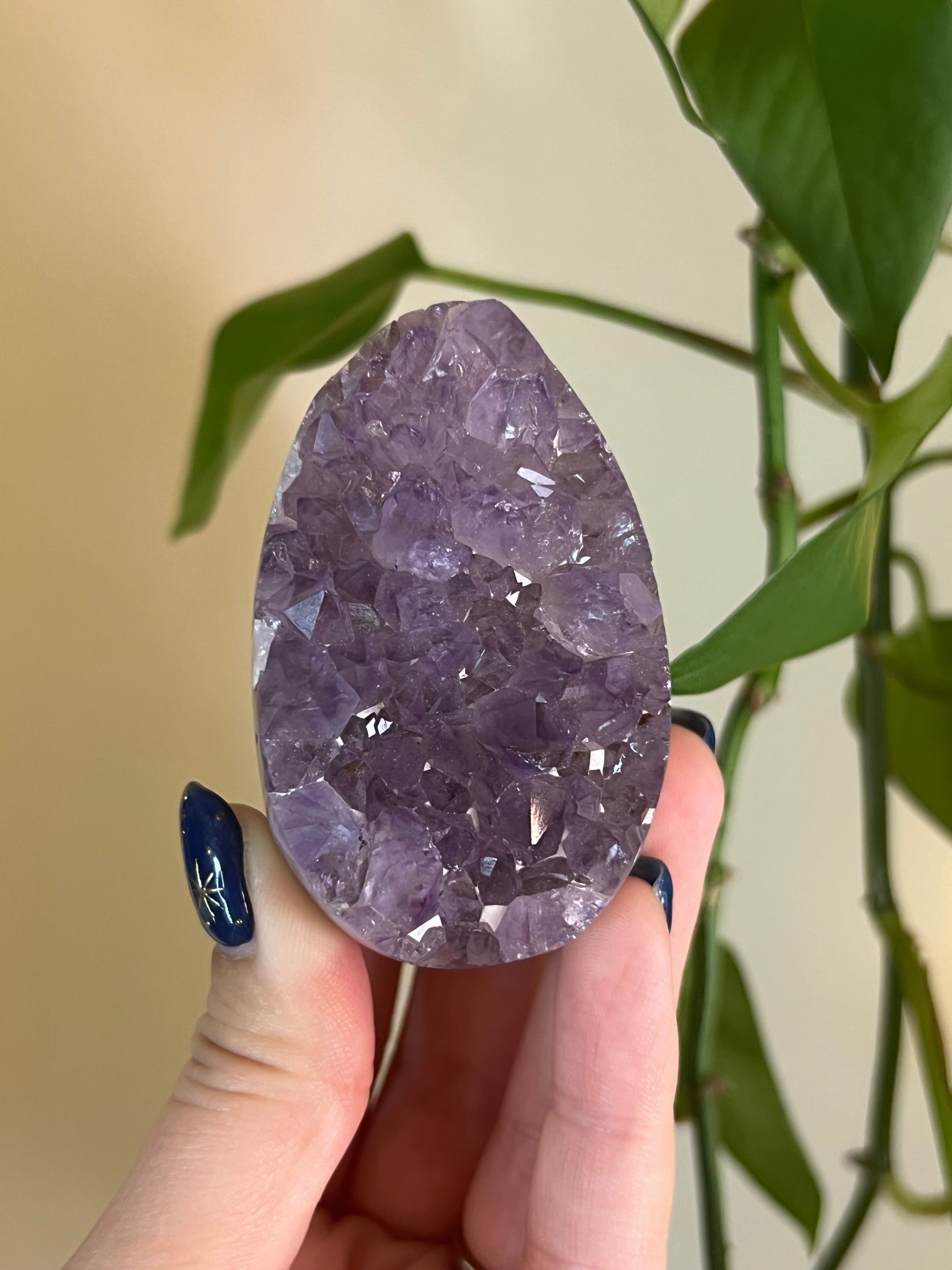 Amethyst Cluster Egg - E