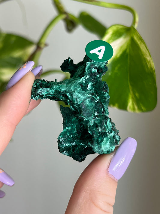 Fibrous Malachite - A