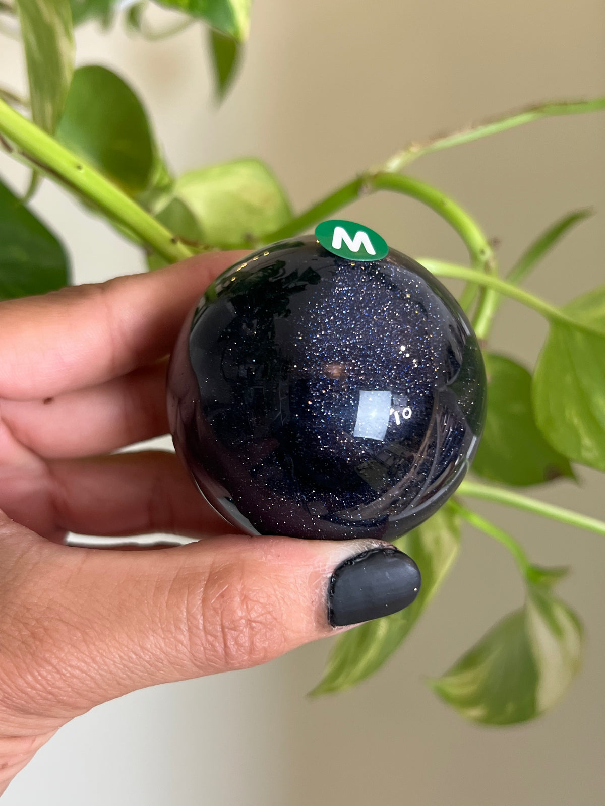Blue Sandstone Sphere - M