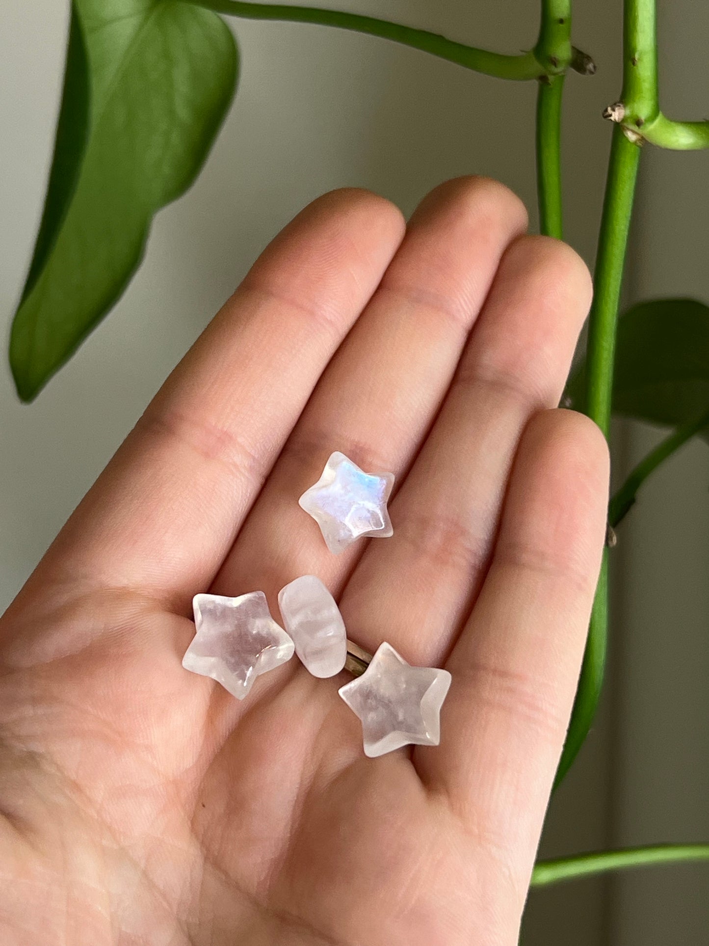 Flashy Moonstone Mini Star