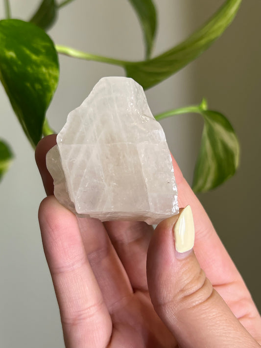 White Calcite Small Raw Chunk