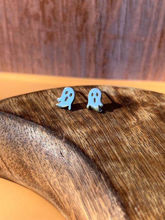 Ghost Silver Stainless Studs 👻