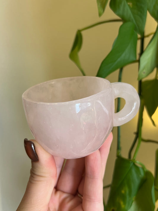 Rose Quartz Tea Cup