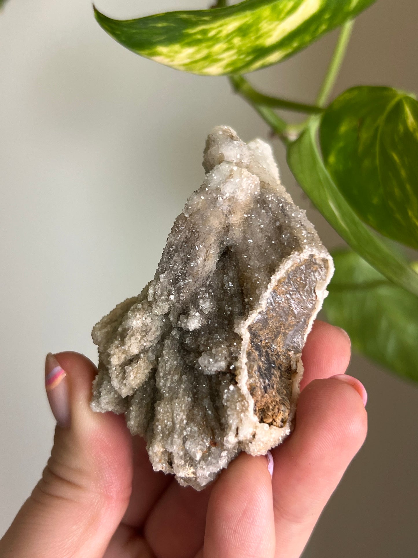 Druzy Calcite Pseudomorph - R