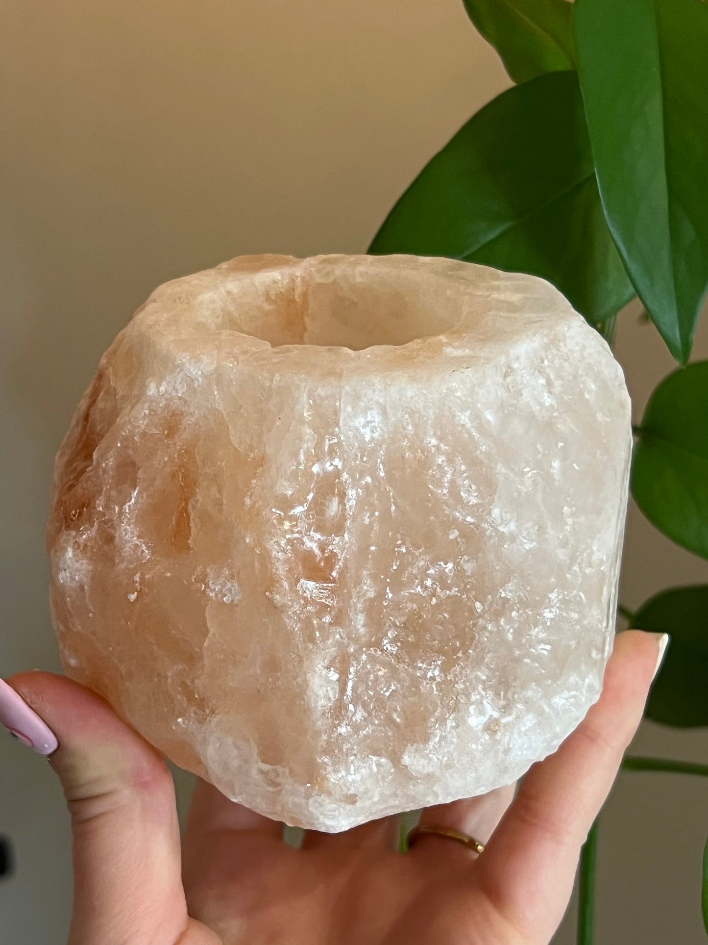 Himalayan Salt Tealight Single Holder