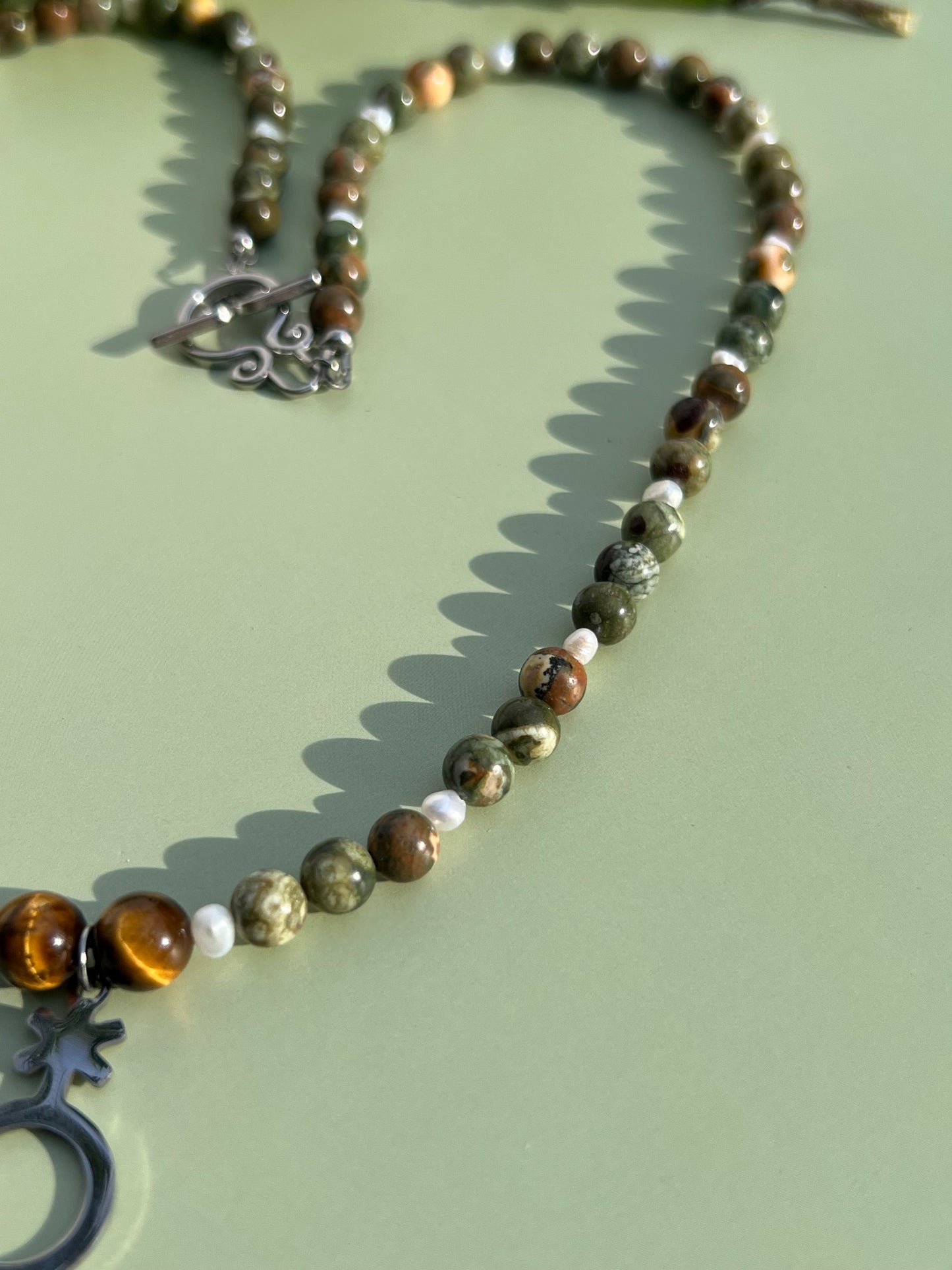 Nature Knows No Binary Necklace - OOAK