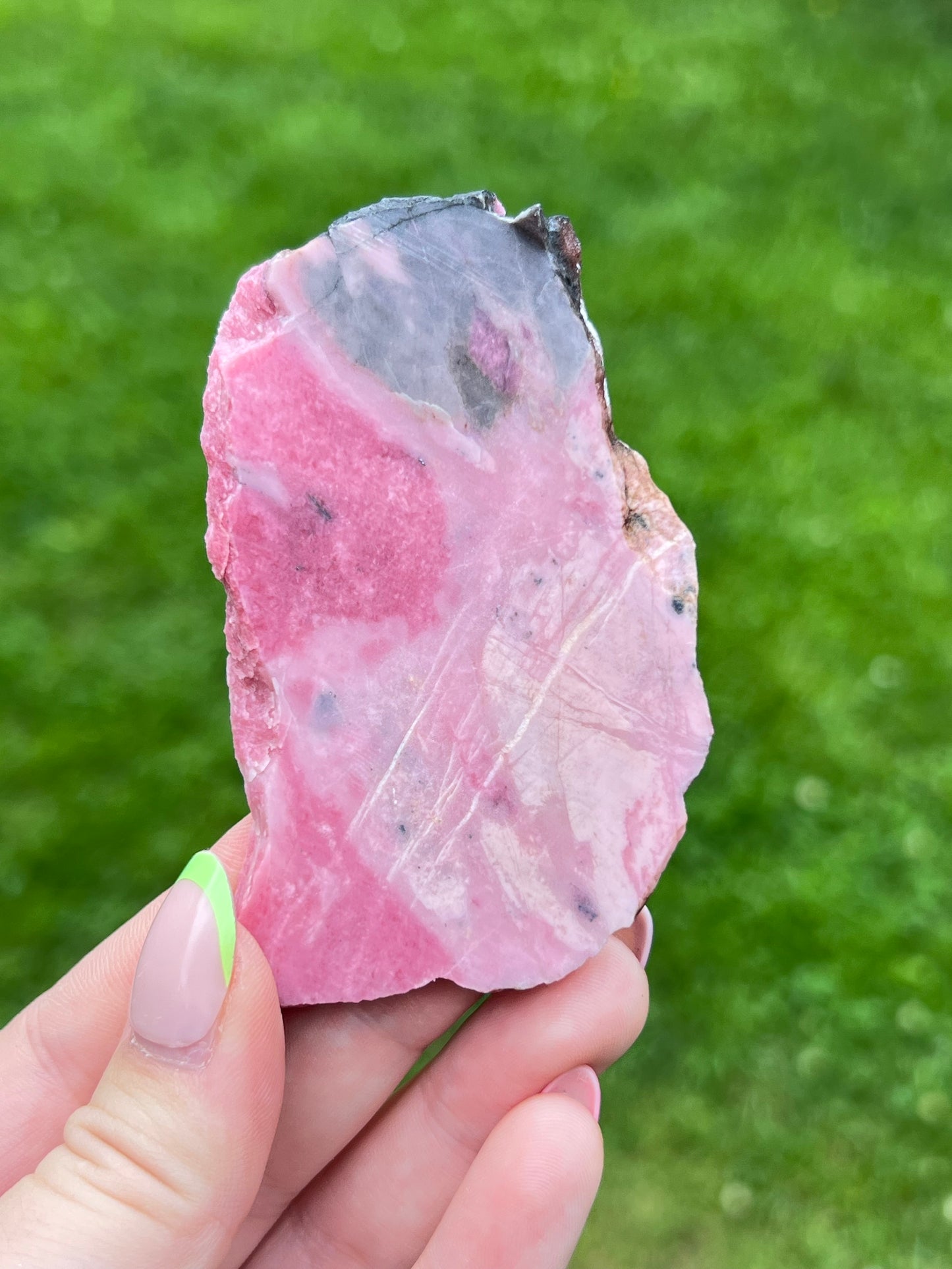 Pink Rhodonite Slab - Yukon 🇨🇦 - A