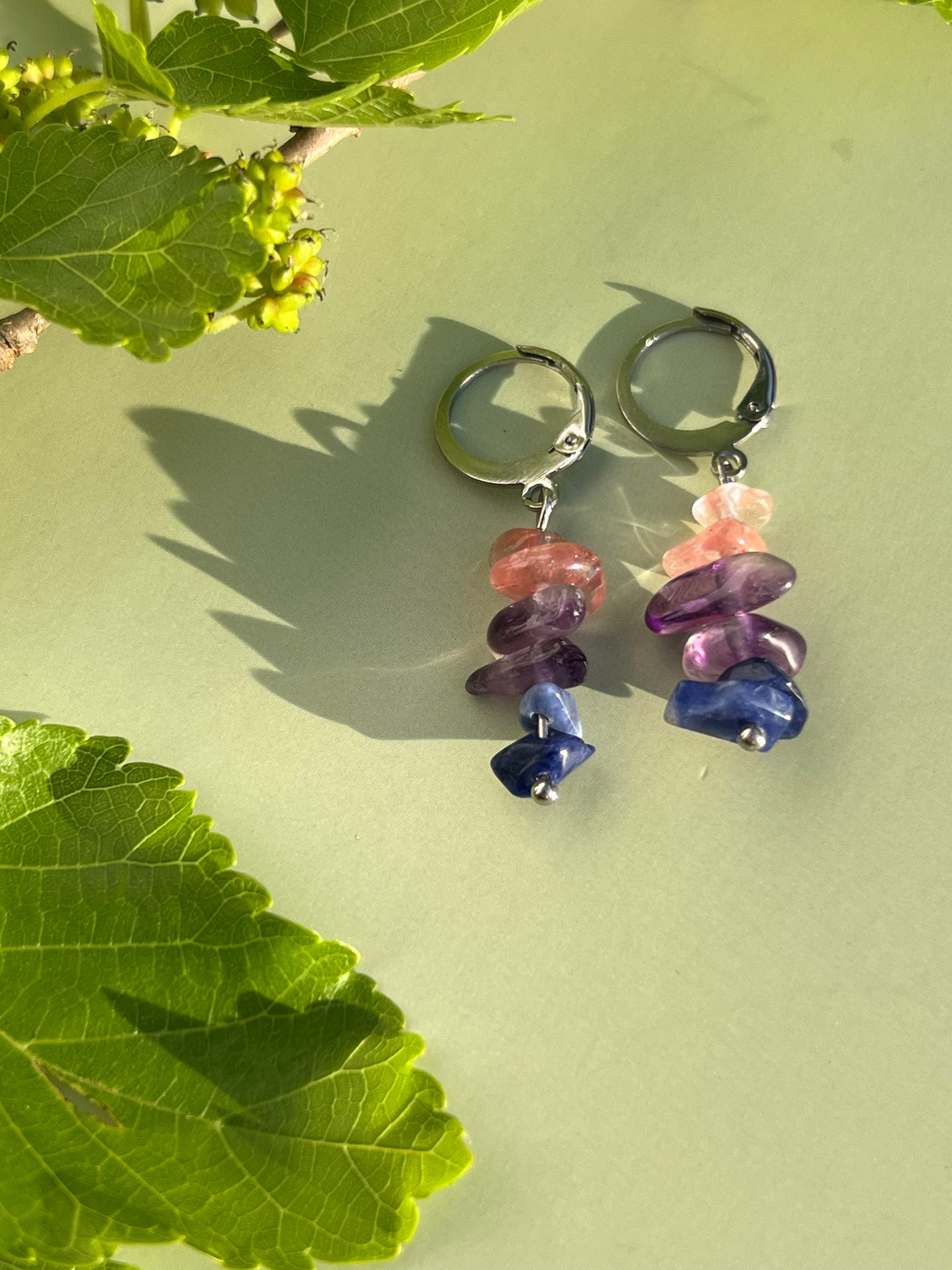 Bisexual Pride Flag Huggie Earrings
