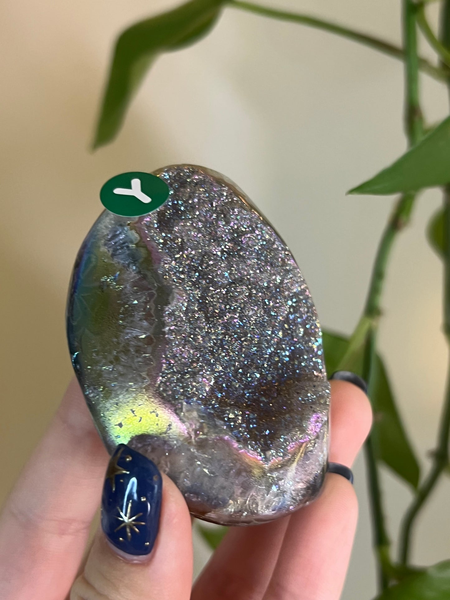 Aura Amethyst Cluster Polished Sides - Y
