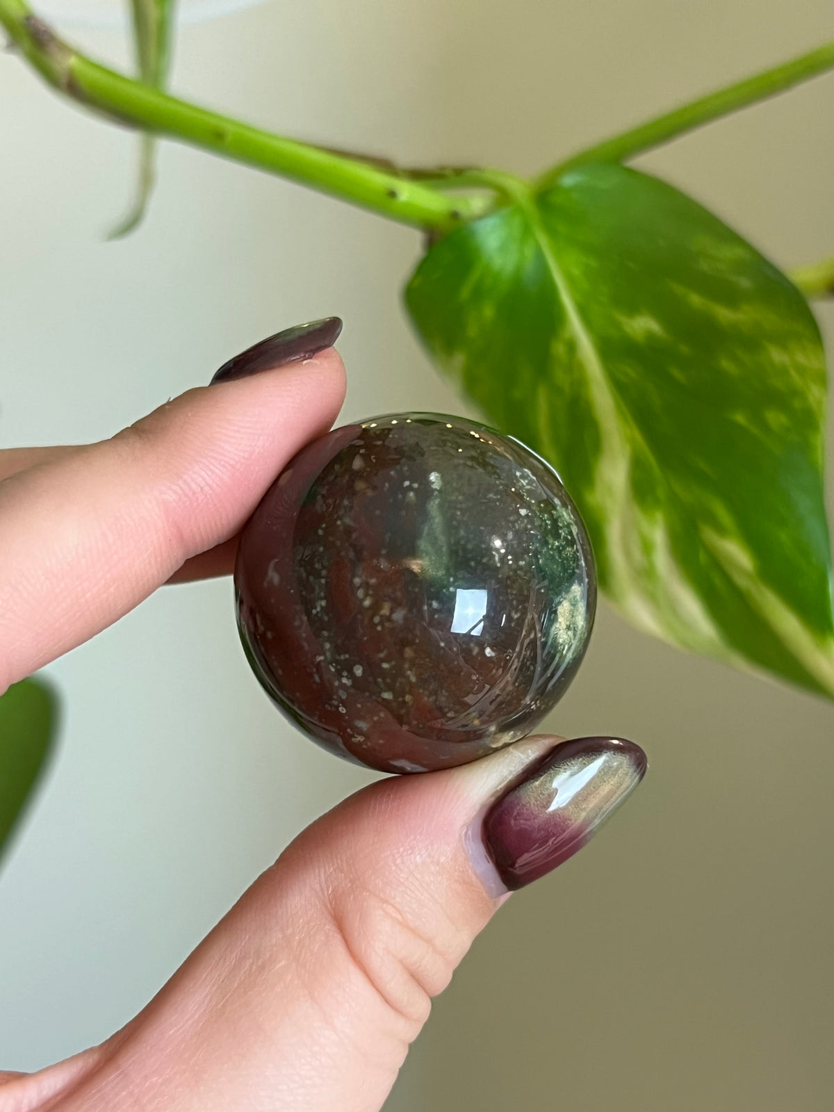 Ocean Jasper Sphere - X