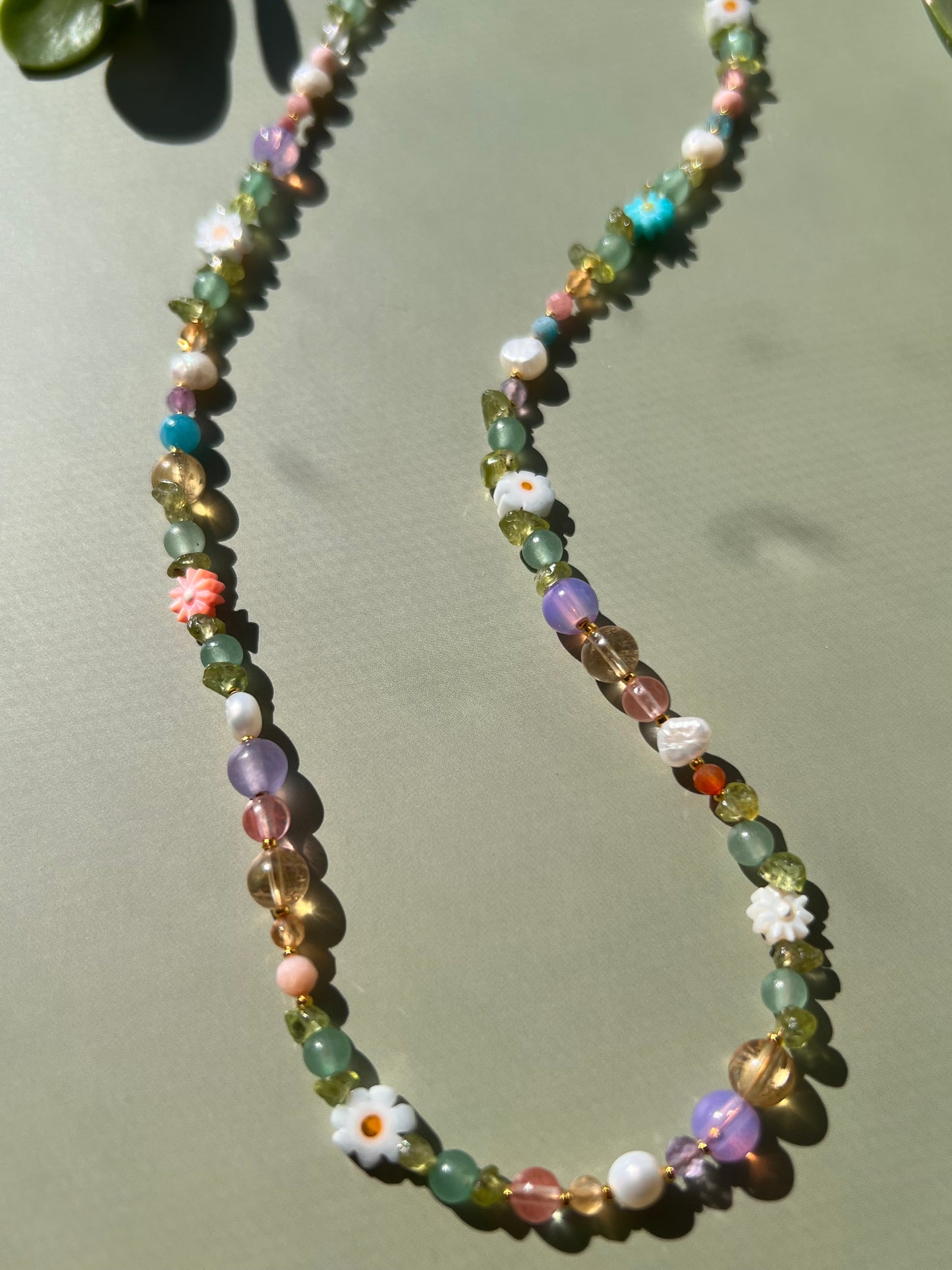 Spring Rainbow Magic Pearl Necklace🌼