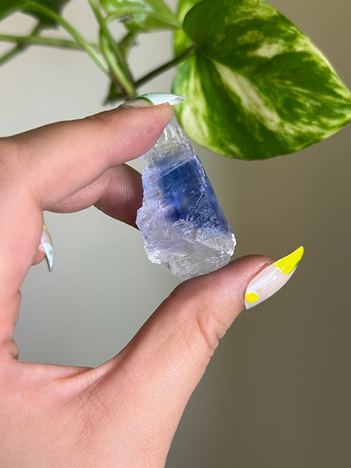 Blue Halite Specimen - Z
