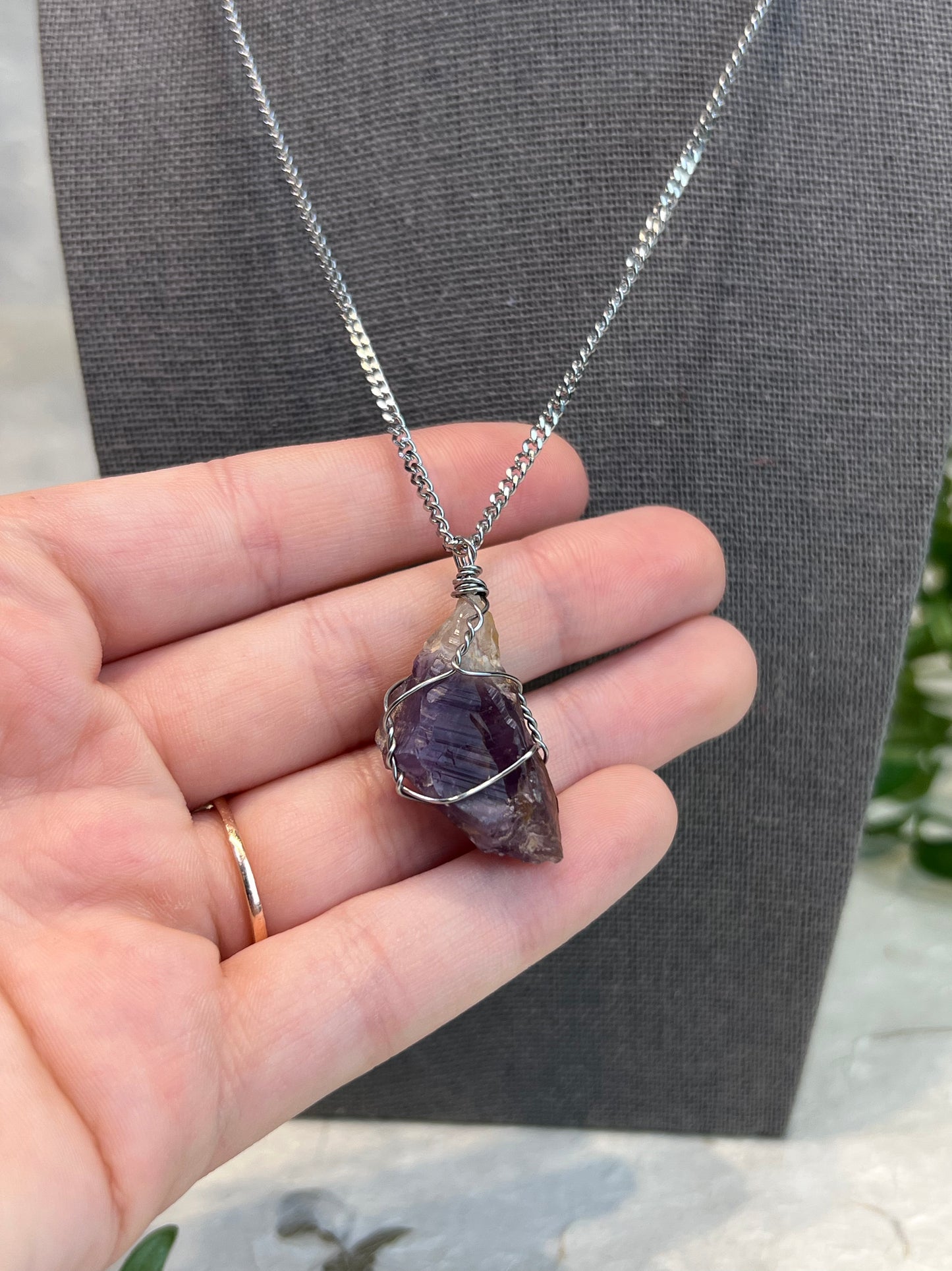 Amethyst Point Necklace - Thunder Bay