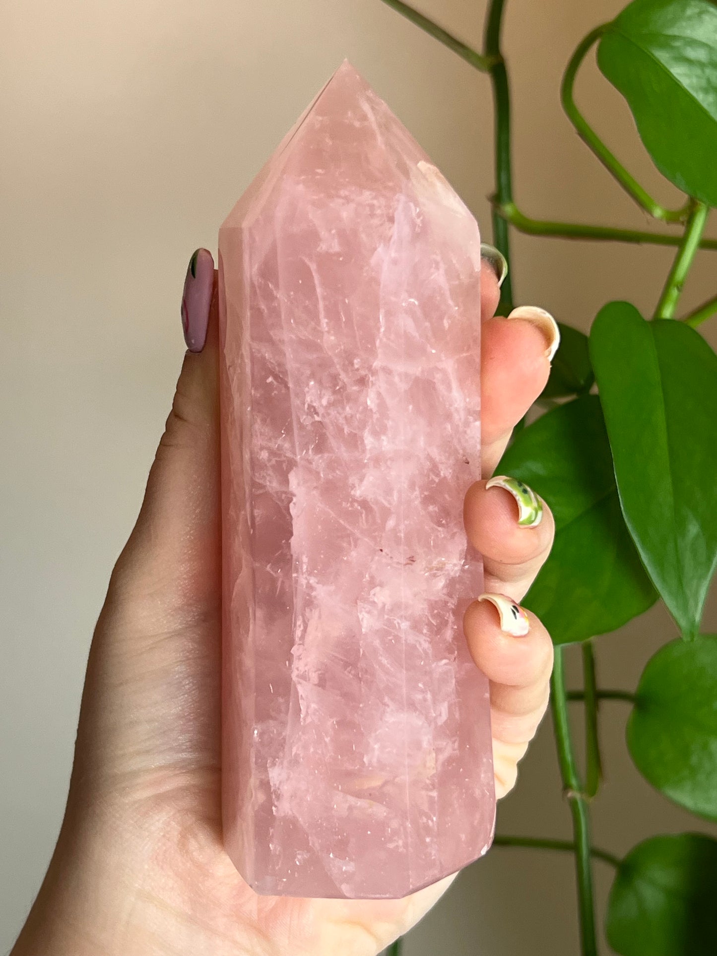 Rose Quartz Large Tower B