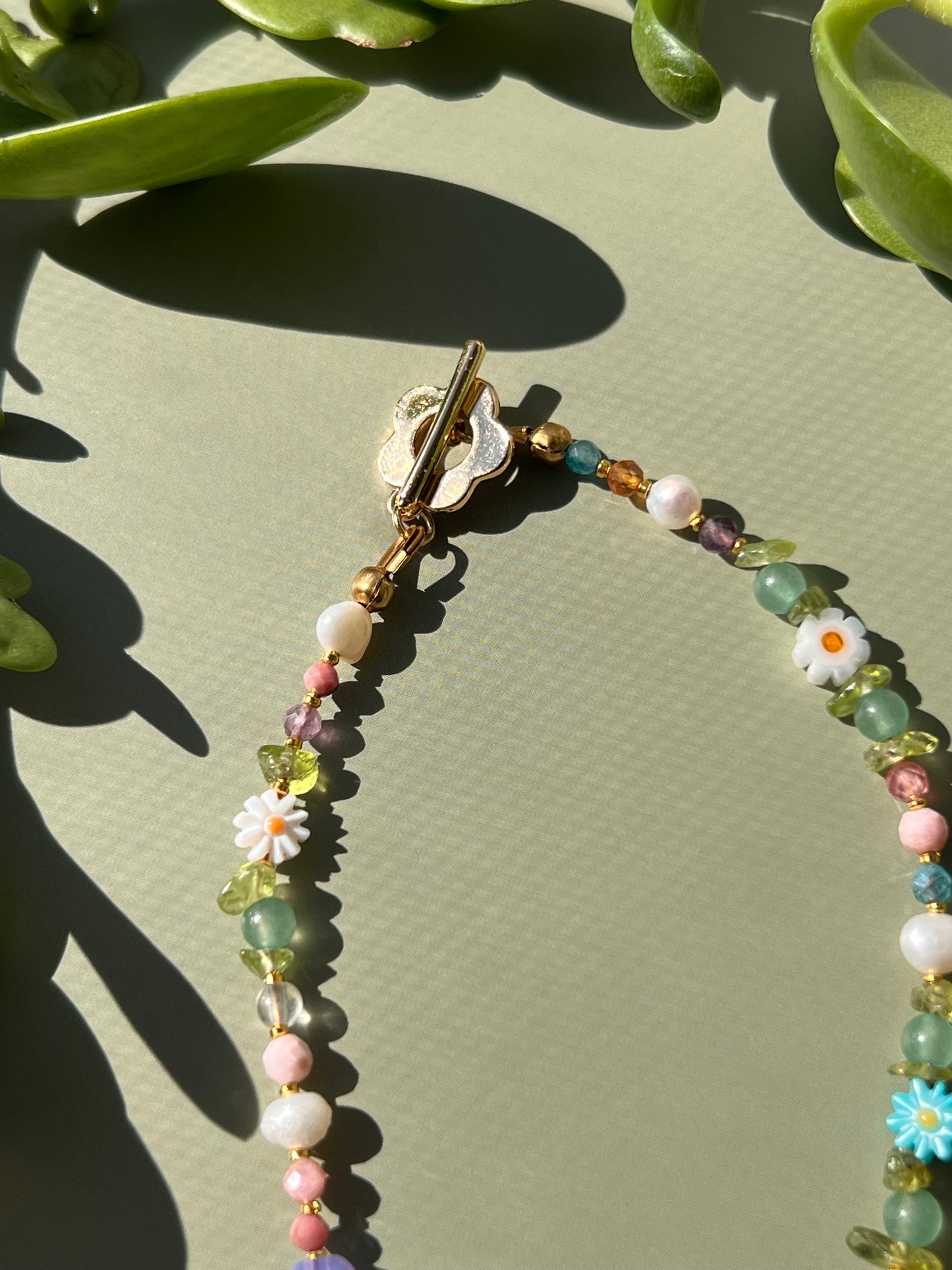 Spring Rainbow Magic Pearl Necklace🌼
