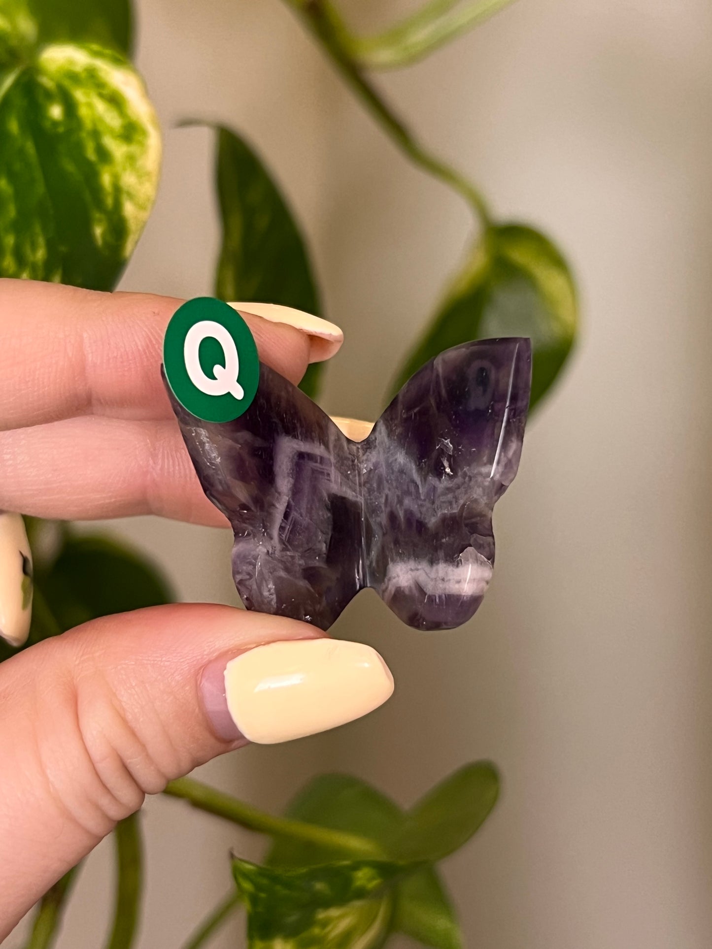 Amethyst Small 3D Butterfly - Q