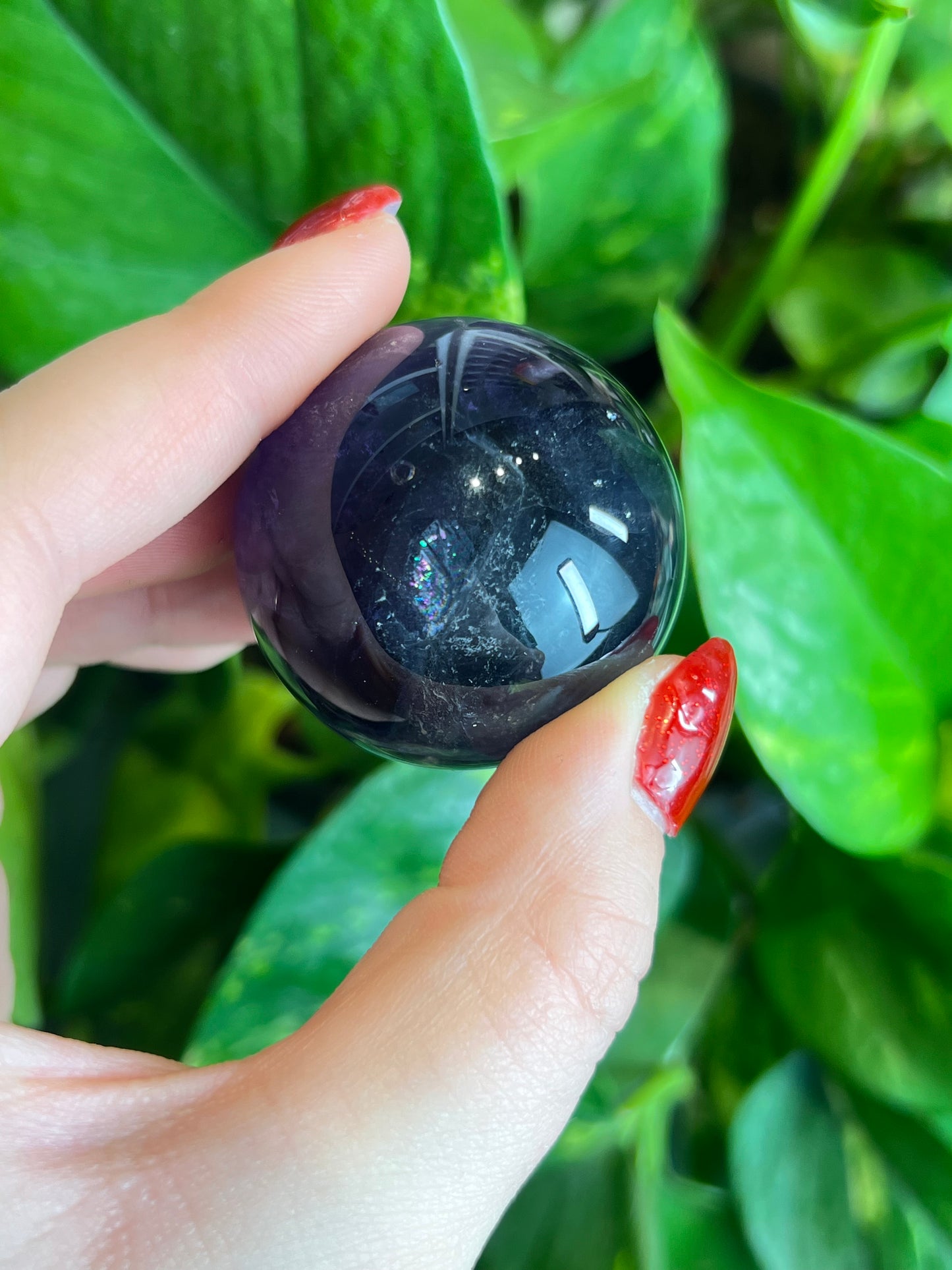 Rainbow Fluorite High Quality Sphere - V