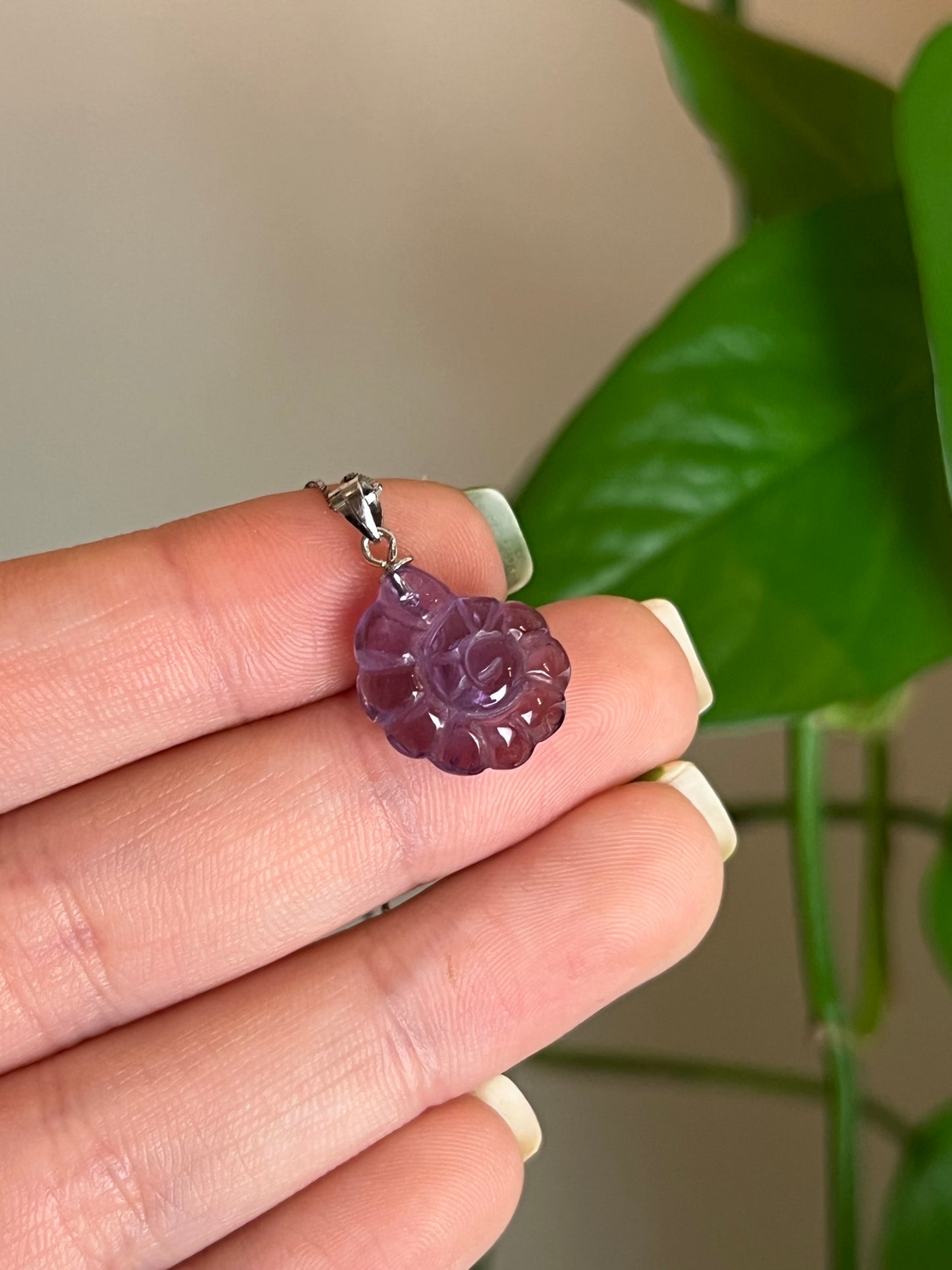 Amethyst Sterling Silver Necklace