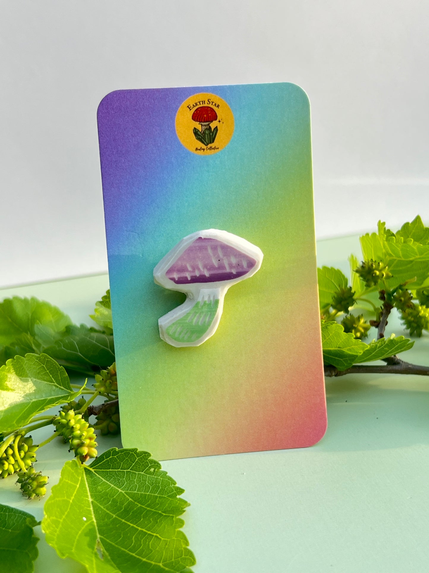 Mushroom Pride Flag Clay Pins 🍄🌈 9 Flags