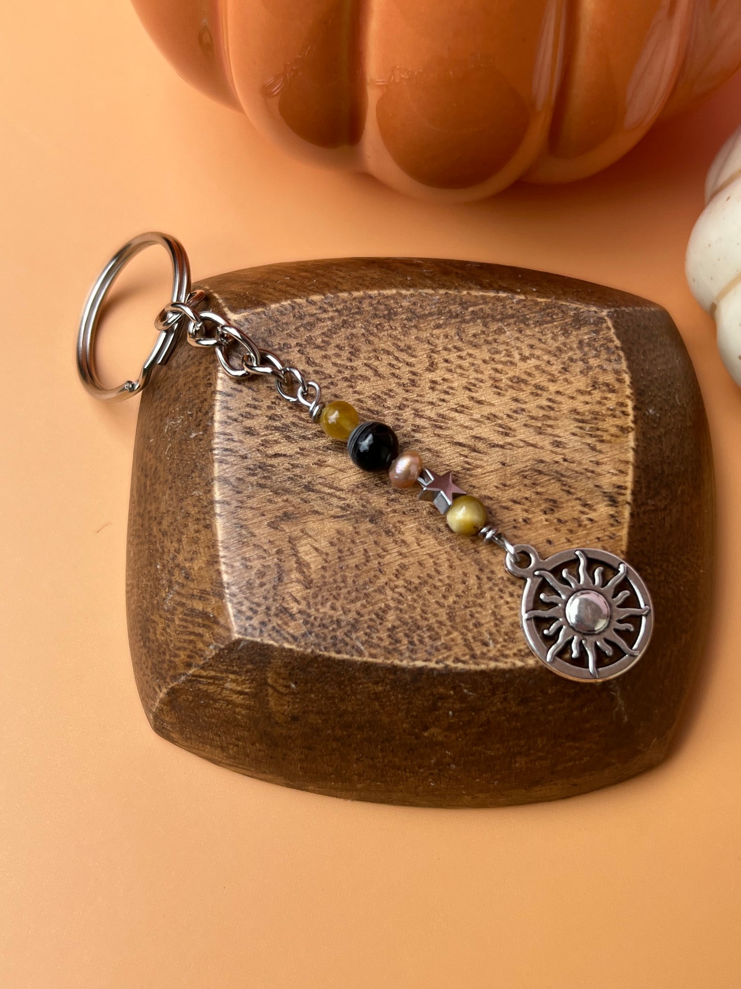 Summerween Star Keychain