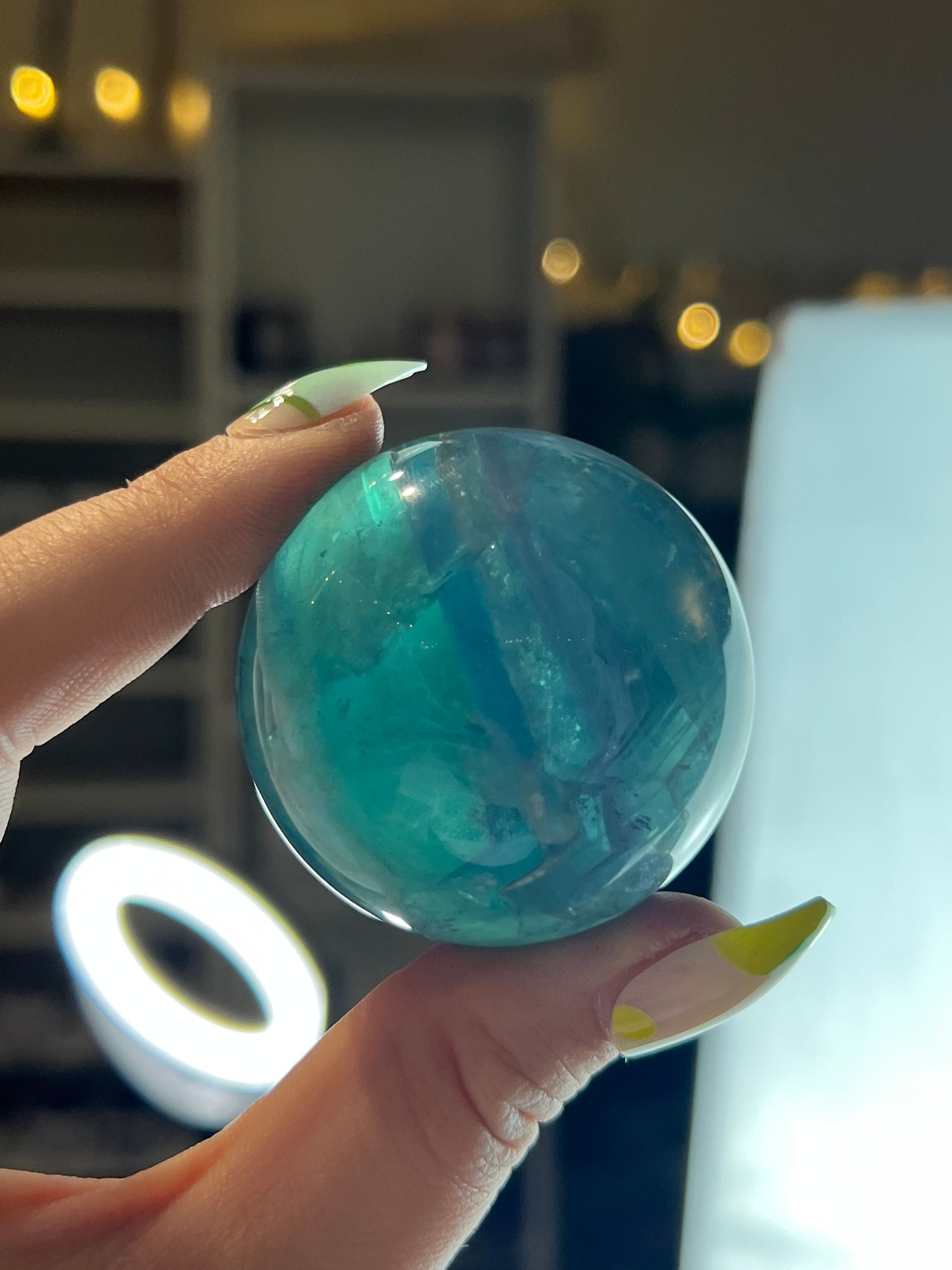 High Quality Fluorite Sphere - Q