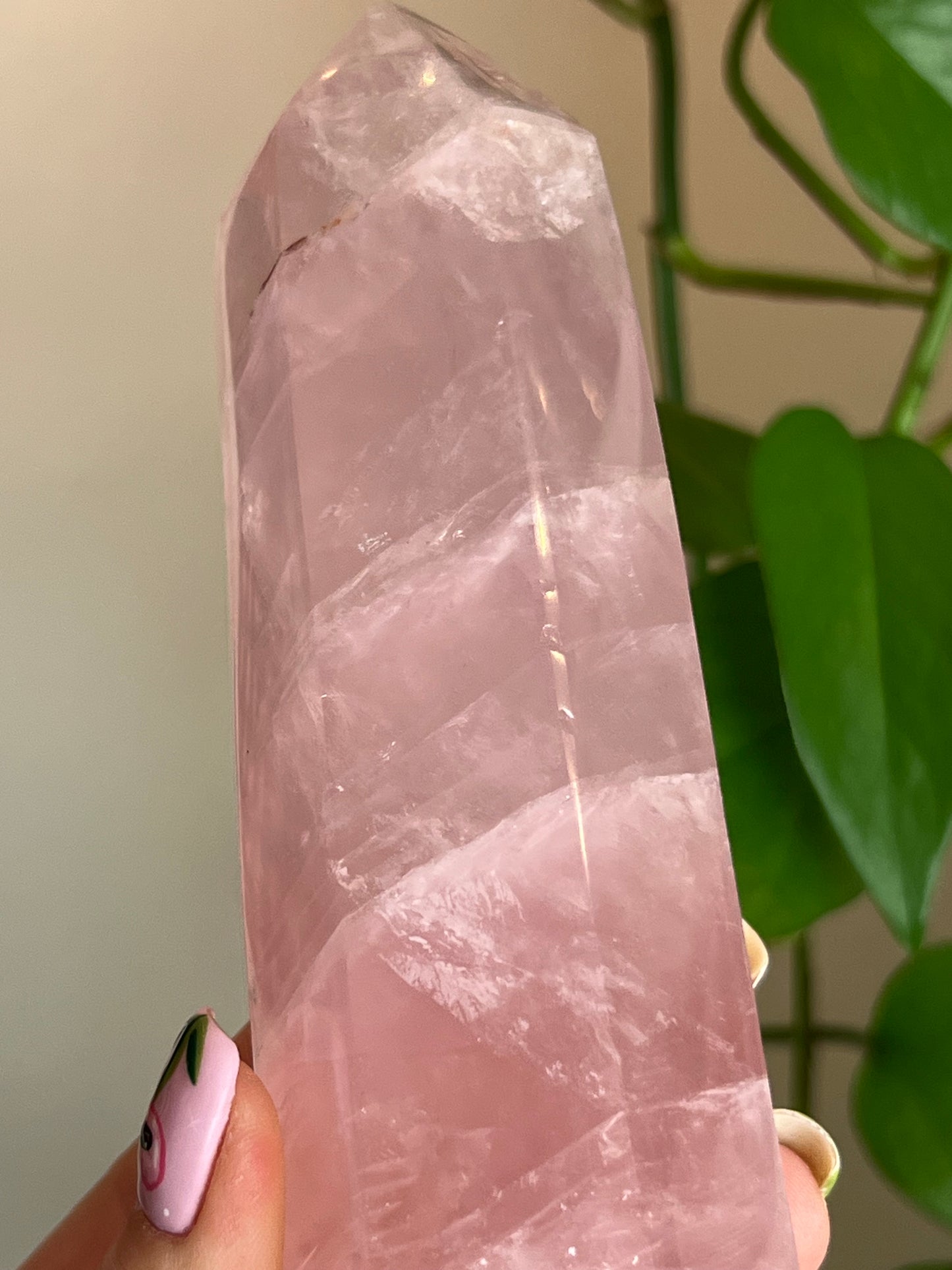 Rose Quartz Large Tower A