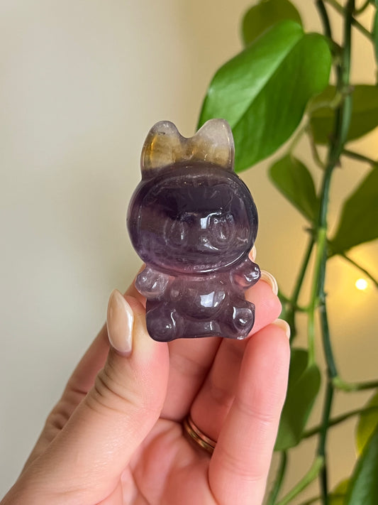 Purple & Yellow Fluorite Lafufu