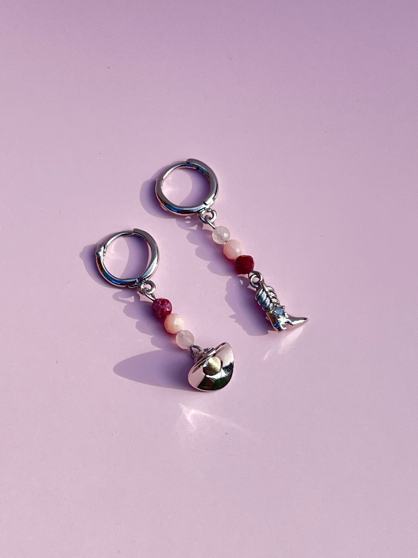 Pink Pony Club - Chappell Roan - Silver Earrings