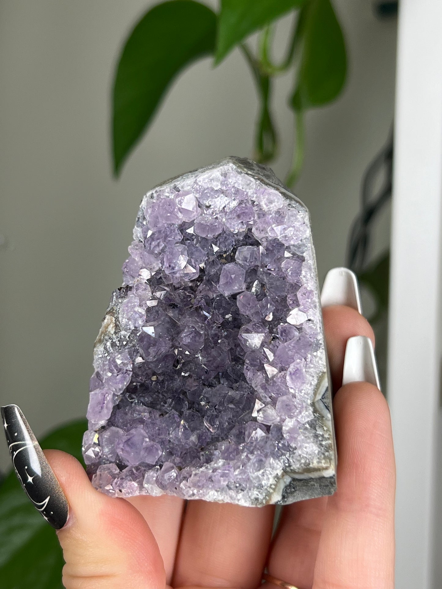 Amethyst Cluster Cut Base Freeform