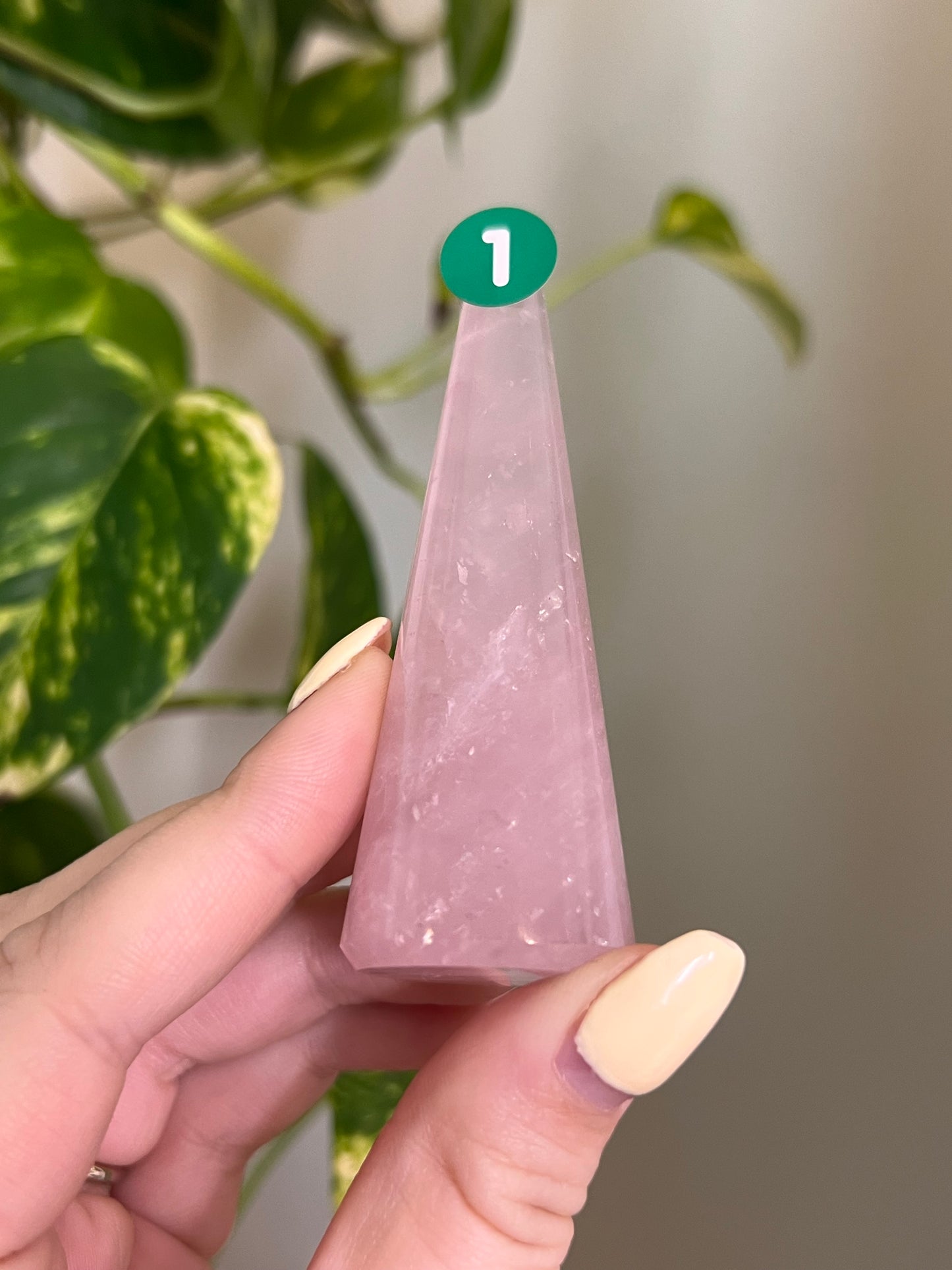 Rose Quartz Ring Holder - 1