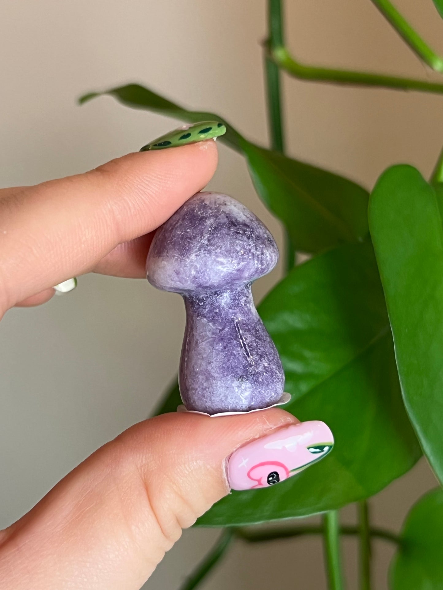 Lepidolite Mushroom