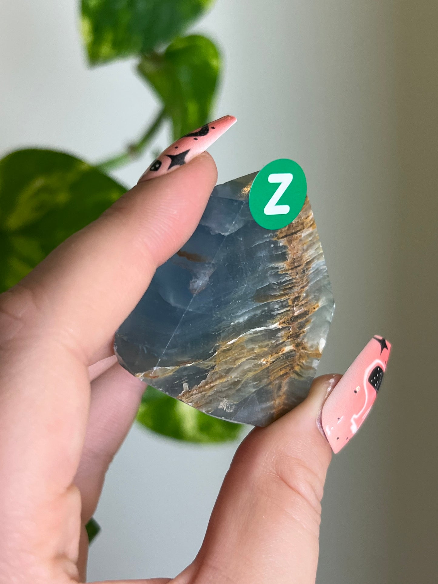 Blue Lemurian Aquatine Calcite Gusher - Z 🌊