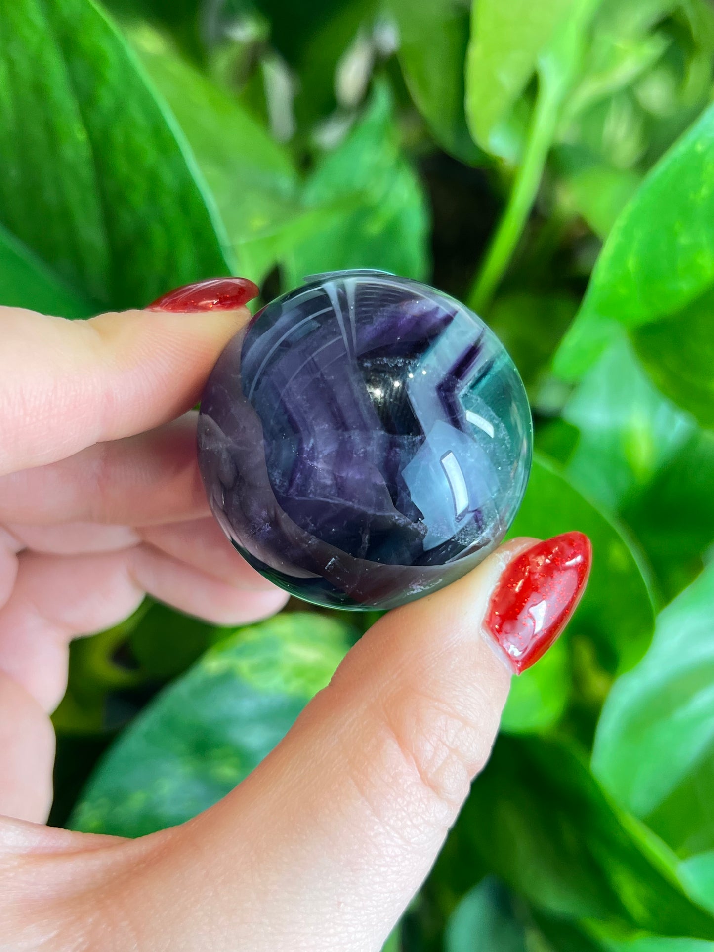 Rainbow Fluorite High Quality Sphere - Y