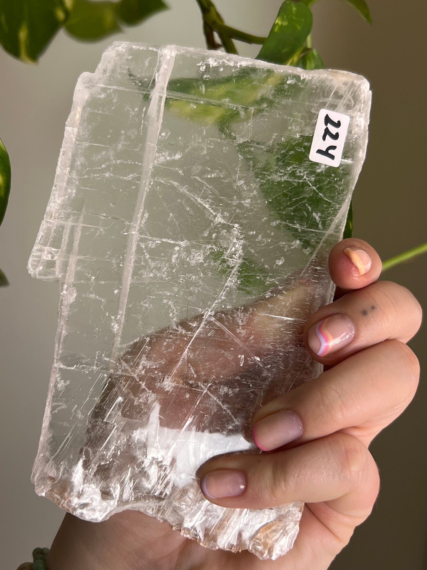 Selenite Slab - Y