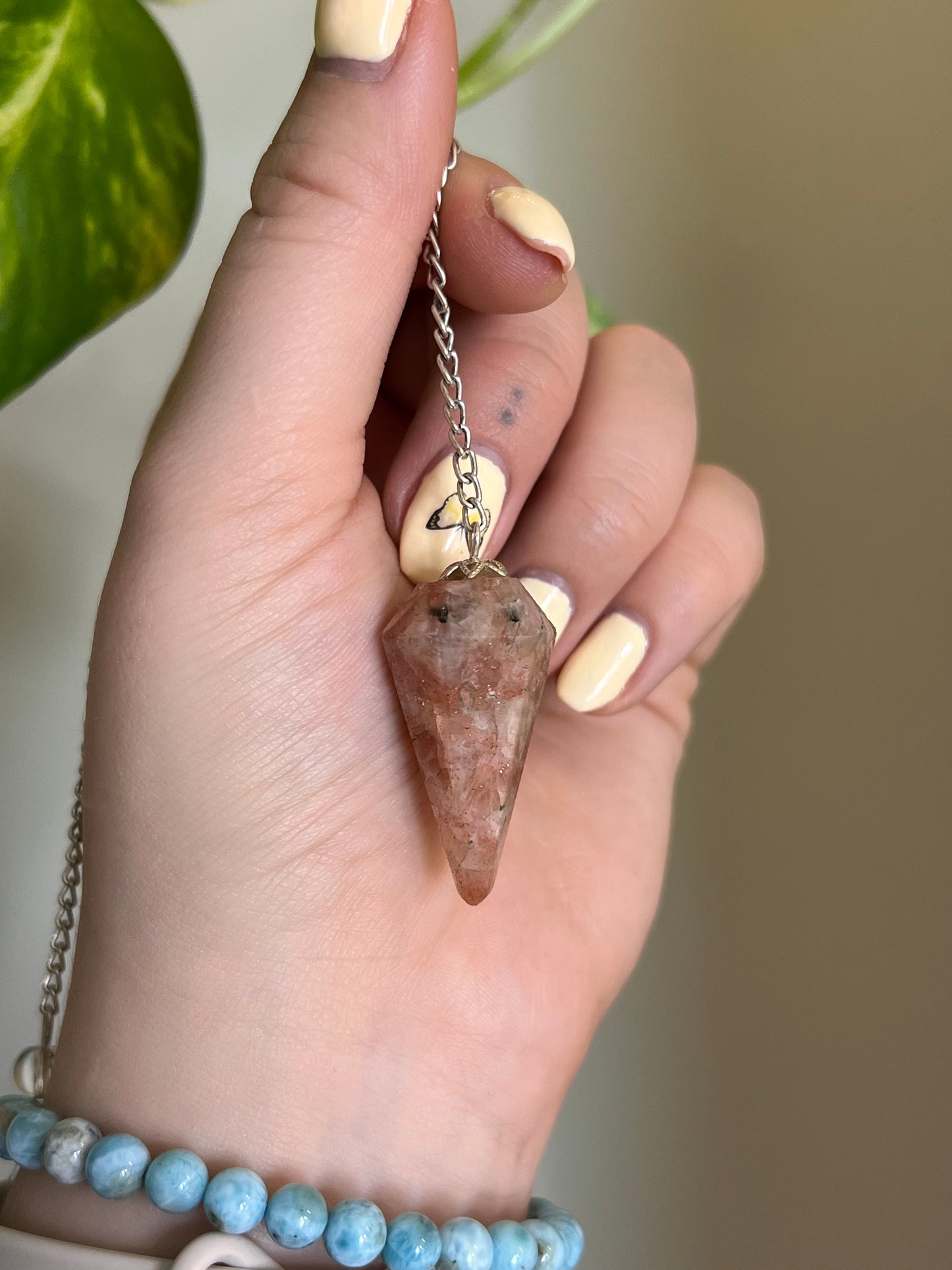 Sparkly Sunstone Pendulum