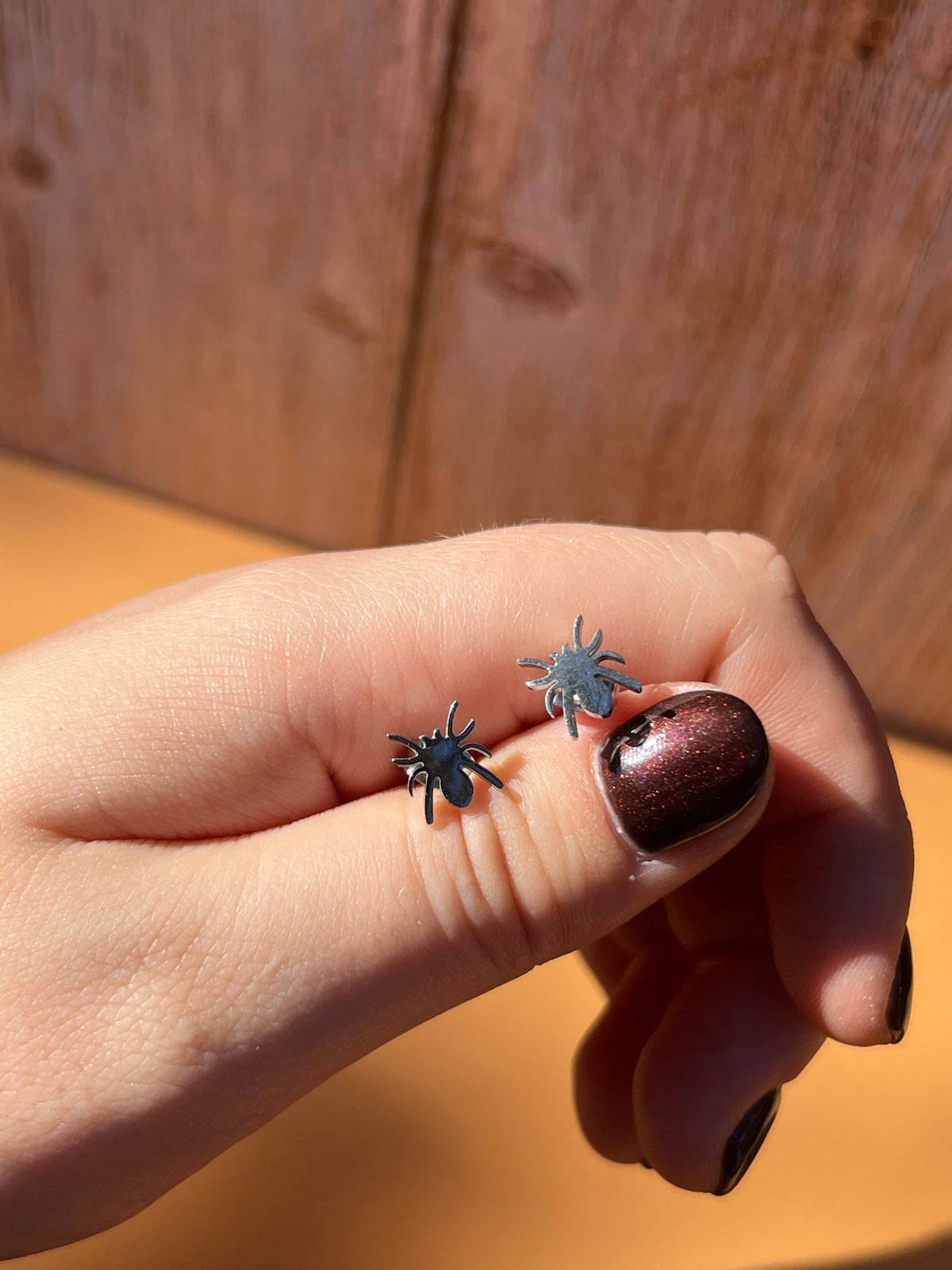 Spider Silver Stainless Studs 🕷️