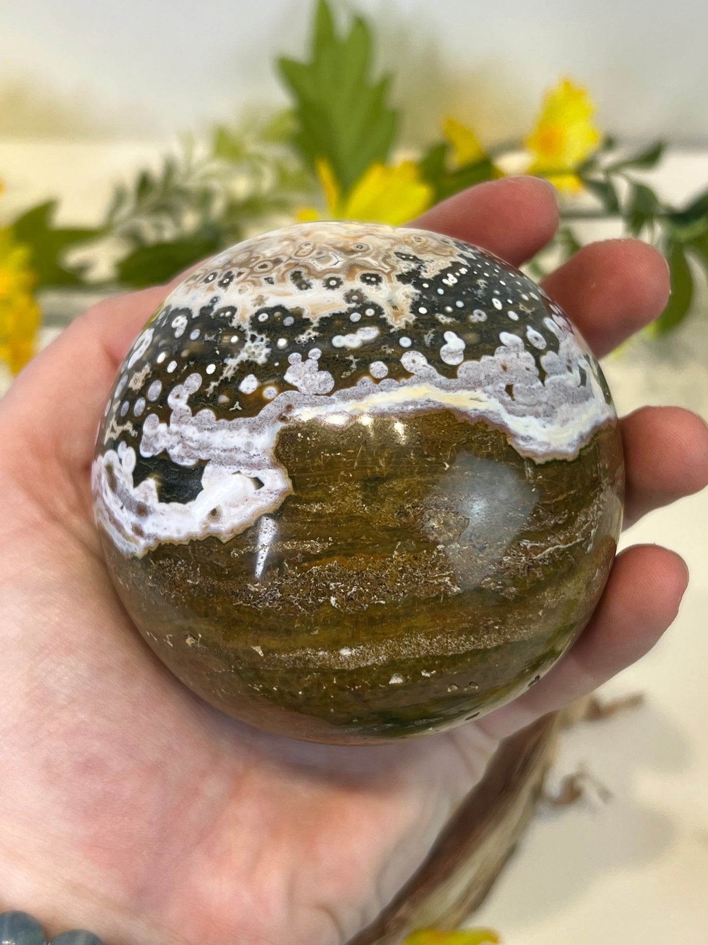 Ocean Jasper Sphere Lg